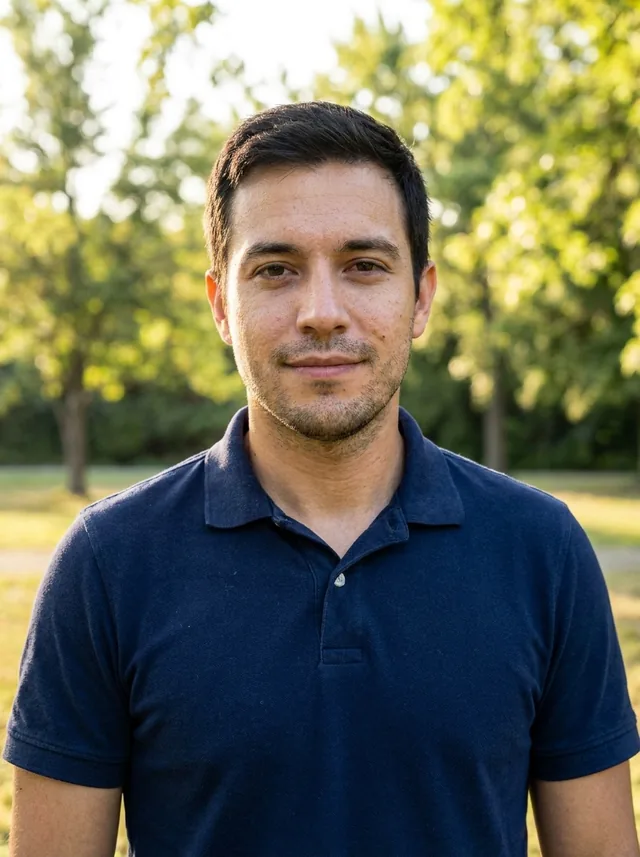 Park, polo shirt