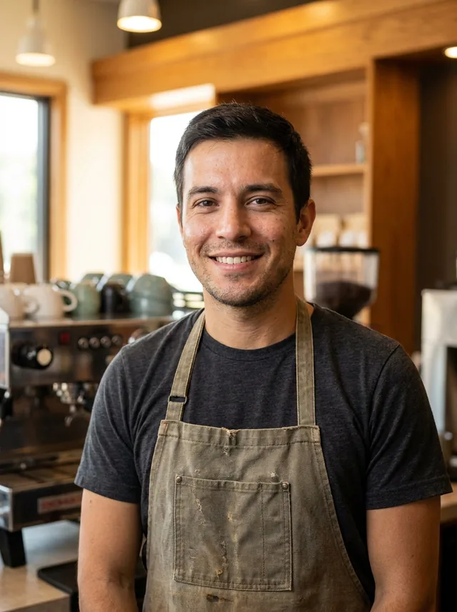 Barista, coffee bar